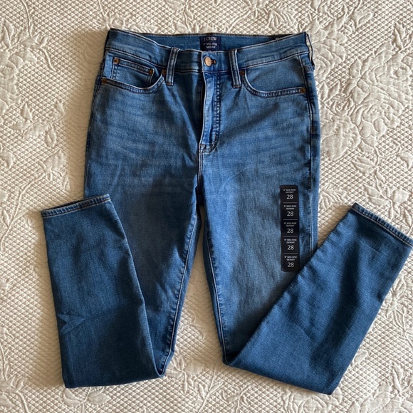 NWT J Crew Factory 9” Mid Rise Skinny Jeans - Picture 2 of 8